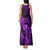 Hawaii Tank Maxi Dress Pineapple Mix Polynesian Plumeria Purple Version LT14 - Polynesian Pride