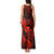 Hawaii Tank Maxi Dress Pineapple Mix Polynesian Plumeria Red Version LT14 - Polynesian Pride