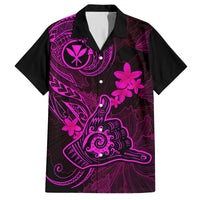 Hawaii Kid Hawaiian Shirt Shaka Tattoo Mix Polynesian Plumeria Pink Version LT14 Kid Pink - Polynesian Pride