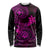 hawaii-long-sleeve-shirt-shaka-tattoo-mix-polynesian-plumeria-pink-version