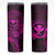 Hawaii Skinny Tumbler Shaka Tattoo Mix Polynesian Plumeria Pink Version