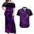 hawaii-couples-matching-off-shoulder-maxi-dress-and-hawaiian-shirt-shaka-tattoo-mix-polynesian-plumeria-purple-version