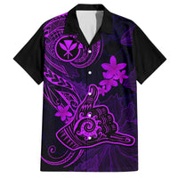 Hawaii Kid Hawaiian Shirt Shaka Tattoo Mix Polynesian Plumeria Purple Version LT14 Kid Purple - Polynesian Pride