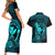 hawaii-couples-matching-short-sleeve-bodycon-dress-and-hawaiian-shirt-shaka-tattoo-mix-polynesian-plumeria-turquoise-version