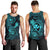 hawaii-men-tank-top-shaka-tattoo-mix-polynesian-plumeria-turquoise-version