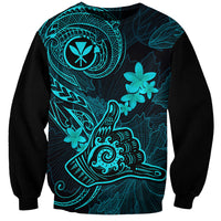 hawaii-sweatshirt-shaka-tattoo-mix-polynesian-plumeria-turquoise-version