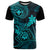 Hawaii T Shirt Shaka Tattoo Mix Polynesian Plumeria Turquoise Version LT14 Turquoise - Polynesian Pride