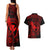 hawaii-couples-matching-tank-maxi-dress-and-hawaiian-shirt-shaka-tattoo-mix-polynesian-plumeria-red-version