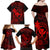 hawaii-family-matching-off-shoulder-long-sleeve-dress-and-hawaiian-shirt-shaka-tattoo-mix-polynesian-plumeria-red-version