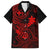 hawaii-family-matching-short-sleeve-bodycon-dress-and-hawaiian-shirt-shaka-tattoo-mix-polynesian-plumeria-red-version