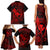 hawaii-family-matching-tank-maxi-dress-and-hawaiian-shirt-shaka-tattoo-mix-polynesian-plumeria-red-version