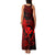 hawaii-family-matching-tank-maxi-dress-and-hawaiian-shirt-shaka-tattoo-mix-polynesian-plumeria-red-version