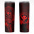 Hawaii Skinny Tumbler Shaka Tattoo Mix Polynesian Plumeria Red Version