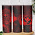 Hawaii Skinny Tumbler Shaka Tattoo Mix Polynesian Plumeria Red Version