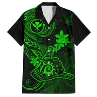 Hawaii Kid Hawaiian Shirt Shaka Tattoo Mix Polynesian Plumeria Green Version LT14 Kid Green - Polynesian Pride