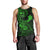 hawaii-men-tank-top-shaka-tattoo-mix-polynesian-plumeria-green-version