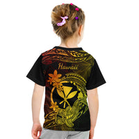 Hawaii Kid T Shirt Hammerhead Shark Tattoo Mix Polynesian Plumeria Reggae Version LT14 - Polynesian Pride