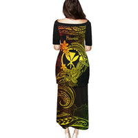 Hawaii Puletasi Hammerhead Shark Tattoo Mix Polynesian Plumeria Reggae Version LT14 - Polynesian Pride