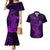 hawaii-couples-matching-mermaid-dress-and-hawaiian-shirt-hammerhead-shark-tattoo-mix-polynesian-plumeria-purple-version