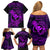 hawaii-family-matching-off-shoulder-short-dress-and-hawaiian-shirt-hammerhead-shark-tattoo-mix-polynesian-plumeria-purple-version