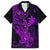 hawaii-family-matching-off-shoulder-short-dress-and-hawaiian-shirt-hammerhead-shark-tattoo-mix-polynesian-plumeria-purple-version