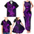 hawaii-family-matching-tank-maxi-dress-and-hawaiian-shirt-hammerhead-shark-tattoo-mix-polynesian-plumeria-purple-version