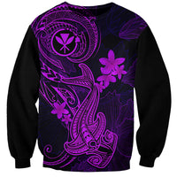 hawaii-sweatshirt-hammerhead-shark-tattoo-mix-polynesian-plumeria-purple-version