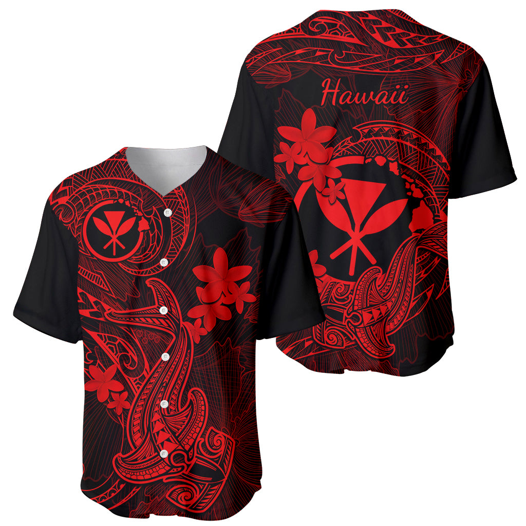 hawaii-baseball-jersey-hammerhead-shark-tattoo-mix-polynesian-plumeria-red-version
