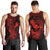 hawaii-men-tank-top-hammerhead-shark-tattoo-mix-polynesian-plumeria-red-version