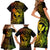 hawaii-family-matching-short-sleeve-bodycon-dress-and-hawaiian-shirt-turtle-mix-polynesian-plumeria-reggae-version