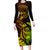 hawaii-long-sleeve-bodycon-dress-turtle-mix-polynesian-plumeria-reggae-version