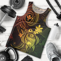 Hawaii Men Tank Top Turtle Mix Polynesian Plumeria Reggae Version LT14 Reggae - Polynesian Pride