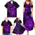 hawaii-family-matching-summer-maxi-dress-and-hawaiian-shirt-turtle-mix-polynesian-plumeria-purple-version