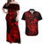 hawaii-couples-matching-off-shoulder-maxi-dress-and-hawaiian-shirt-turtle-mix-polynesian-plumeria-red-version