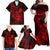 hawaii-family-matching-off-shoulder-maxi-dress-and-hawaiian-shirt-turtle-mix-polynesian-plumeria-red-version