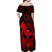 hawaii-family-matching-off-shoulder-maxi-dress-and-hawaiian-shirt-turtle-mix-polynesian-plumeria-red-version
