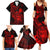 hawaii-family-matching-summer-maxi-dress-and-hawaiian-shirt-turtle-mix-polynesian-plumeria-red-version