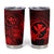 Hawaii Tumbler Cup Turtle Mix Polynesian Plumeria Red Version