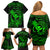 hawaii-family-matching-off-shoulder-short-dress-and-hawaiian-shirt-turtle-mix-polynesian-plumeria-green-version