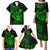 Hawaii Family Matching Puletasi Dress and Hawaiian Shirt Turtle Mix Polynesian Plumeria Green Version LT14 - Polynesian Pride