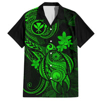 Hawaii Kid Hawaiian Shirt Turtle Mix Polynesian Plumeria Green Version LT14 Kid Green - Polynesian Pride