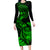 hawaii-long-sleeve-bodycon-dress-turtle-mix-polynesian-plumeria-green-version