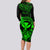 hawaii-long-sleeve-bodycon-dress-turtle-mix-polynesian-plumeria-green-version