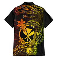hawaii-family-matching-off-shoulder-long-sleeve-dress-and-hawaiian-shirt-ukulele-mix-polynesian-plumeria-reggae-version