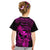 Hawaii Kid T Shirt Ukulele Mix Polynesian Plumeria Pink Version LT14 - Polynesian Pride