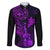 hawaii-family-matching-long-sleeve-bodycon-dress-and-hawaiian-shirt-ukulele-mix-polynesian-plumeria-purple-version