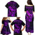 Hawaii Family Matching Puletasi Dress and Hawaiian Shirt Ukulele Mix Polynesian Plumeria Purple Version LT14 - Polynesian Pride