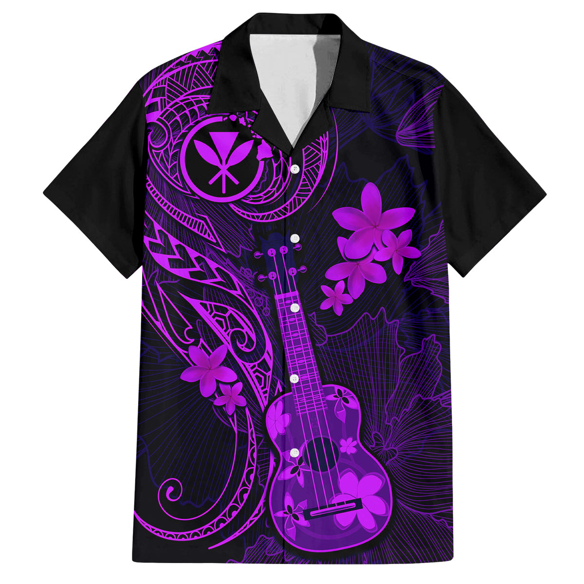 hawaii-kid-hawaiian-shirt-ukulele-mix-polynesian-plumeria-purple-version
