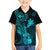 Hawaii Family Matching Puletasi Dress and Hawaiian Shirt Ukulele Mix Polynesian Plumeria Turquoise Version LT14 Son's Shirt Turquoise - Polynesian Pride