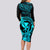 hawaii-long-sleeve-bodycon-dress-ukulele-mix-polynesian-plumeria-turquoise-version